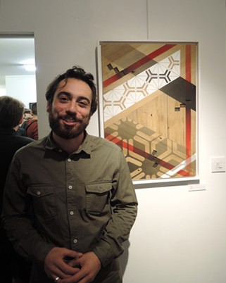 Erell, heureux du succès de son expo solo !
